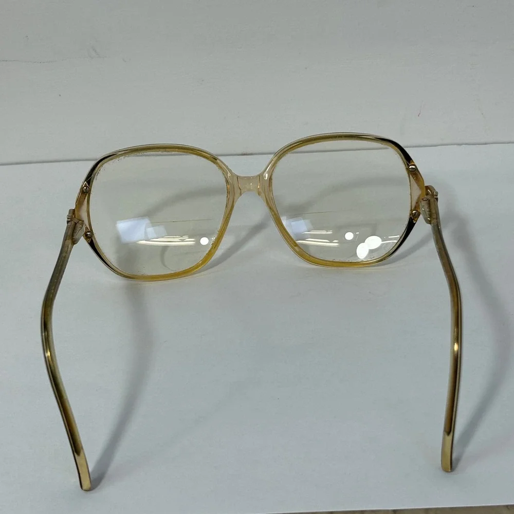 Kenmark‎ Alberta Spring Eyeglasses OS Womens Mink Brown Vintage 80s Butterfly